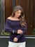 Blusa Ombro a Ombro Tricot Modal