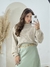 Blusa Cropped Tricô Mousse - comprar online