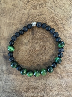 Pulsera Ojo de tigre Verde - comprar online