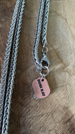 Collar con cadena y colgante de Turmalina: estilo masculino para motociclistas.