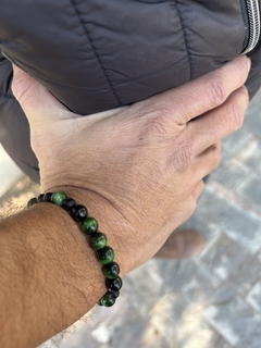 Imagen de Pulsera Ojo de tigre Verde