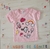 CAMISETA MANGA CURTA ROSA DETALHES - UNICÓRNIO