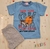 CONJUNTO INFANTIL/CAMISETA + SHORTS MOLETINHO