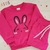 CONJUNTO MOLETOM INFANTIL FEMININO MANGA LONGA