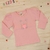 CAMISETA INFANTIL FEMININA EM ALGODÃO MANGA LONGA