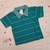 CAMISA INFANTIL LISTRADA GOLA POLO - (cópia)