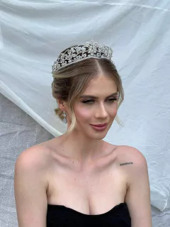 Coroa Greta Prata - SAVANNAH ACESSÓRIOS E NOIVAS