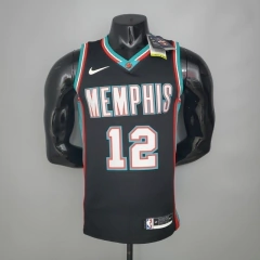 Regata Memphis Grizzlies - #12Morant - Preto