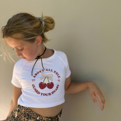 Remera manga corta Cerezas - Las reme del verano - en internet