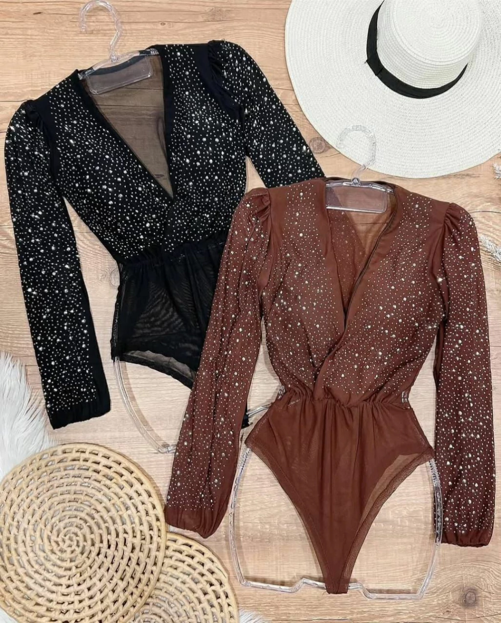 Body tule de brilho