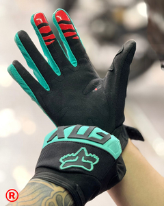 GUANTES FOX VERDE MENTA en internet