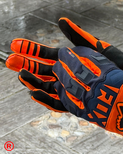 GUANTES FOX NARANJA NEGRO en internet