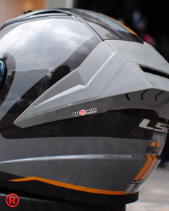 CASCO LS2 VIGO GRIS DORADO