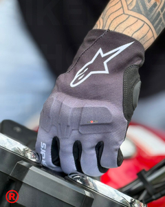 GUANTES ALPINESTARS REEF V2 NEG BLA - BIKERHOUSE