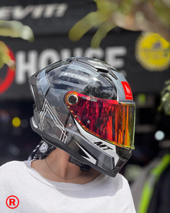 CASCO STINGER 2 TRON B12 BRILLO - BIKERHOUSE