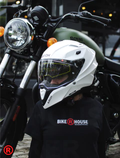 CASCO AIROH COMMANDER 2 SÓLIDO BLANCO BRILLO en internet