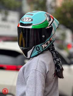 CASCO KYT TT REVO LEOPARD TRICOLORE - comprar online