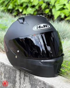 CASCO HJC C10 SOLID NEGRO MATE - BIKERHOUSE