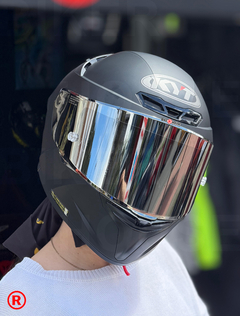 CASCO KYT TT REVO NEGRO MATE - comprar online