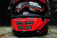 CASCO MT JARAMA SV CARGO B5 ROJO BRILLO