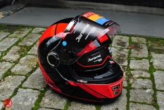 CASCO MT JARAMA SV CARGO B5 ROJO BRILLO - comprar online