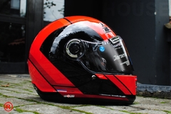 CASCO MT JARAMA SV CARGO B5 ROJO BRILLO - BIKERHOUSE