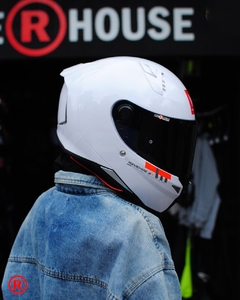 CASCO MT REVENGE 2 S BLANCO PERLA BRILLO - tienda online