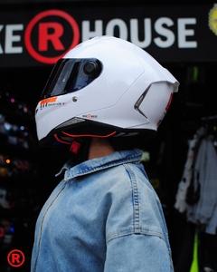 CASCO MT REVENGE 2 S BLANCO PERLA BRILLO - BIKERHOUSE