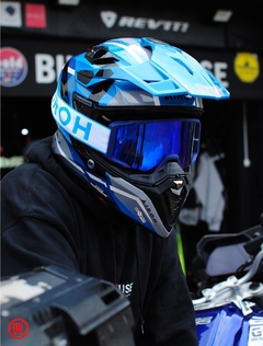 CASCO AIROH COMMANDER MAVICK CERULEAN - comprar online