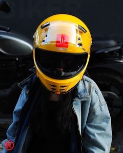 CASCO MT JARAMA SV SOLID C3 AMARILLO BRILLO - tienda online