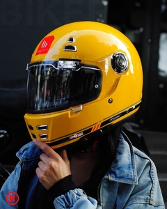 CASCO MT JARAMA SV SOLID C3 AMARILLO BRILLO - comprar online