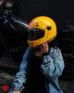 CASCO MT JARAMA SV SOLID C3 AMARILLO BRILLO en internet