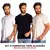 Kit 3 Camisas Masculina Lisa Algodão Premium na internet