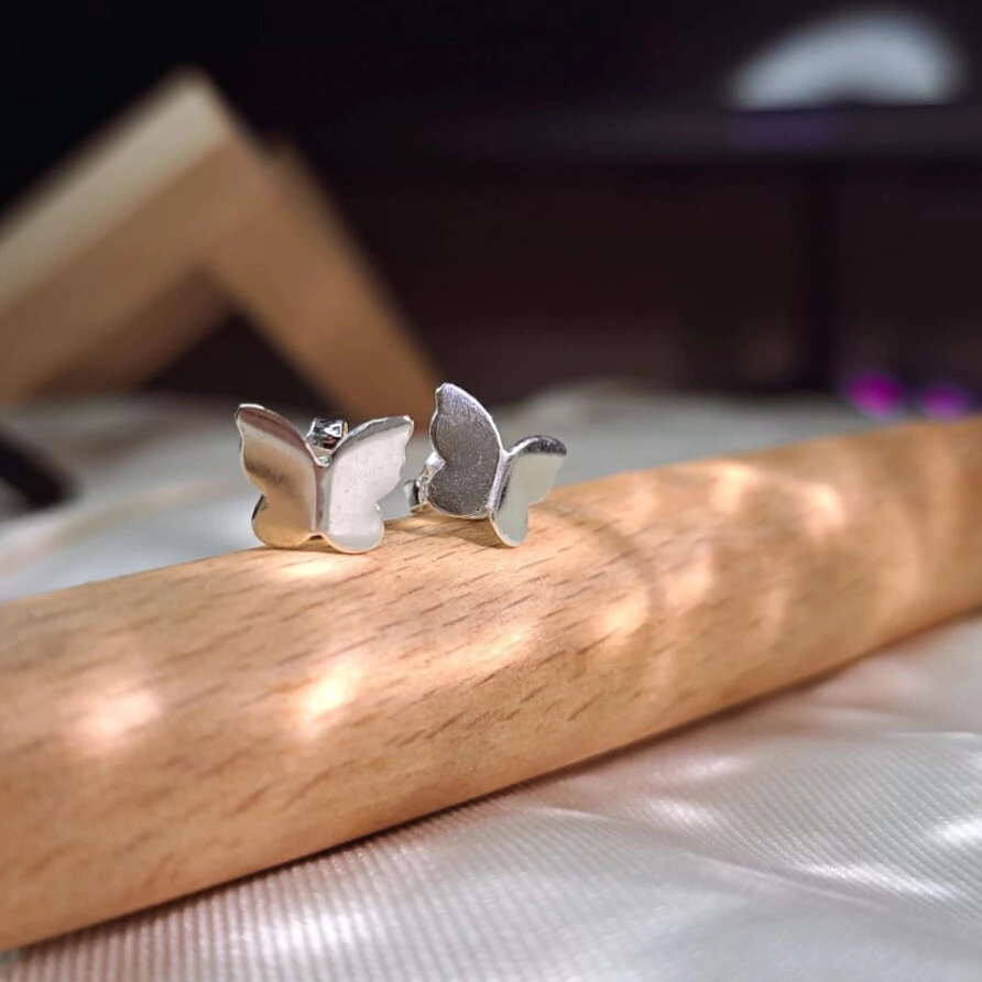 Brinco Borboleta Origami