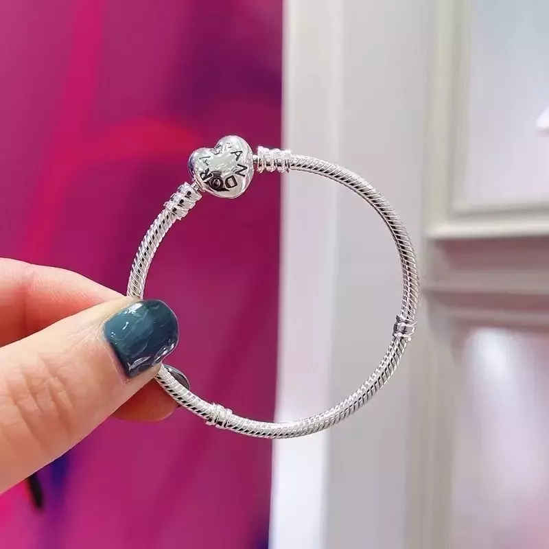 pulseira de charms pandora (coração)