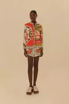Camisa MangaLonga Estampada