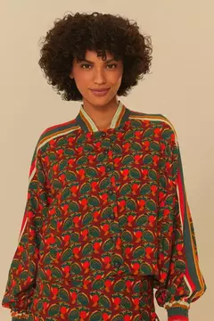 Bomber Estampada Sapoá