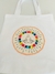 Bolsa de Manta Blanca Prelavada bordada a mano