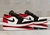 Tênis Air Jordan 1 Low Black Toe na internet