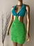 Vestido duas cores - Luxuosos Crochê