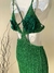 Vestido Verde com Flor