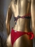 Conjunto Vermelho Floral