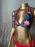 Conjunto Vermelho Floral - comprar online