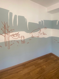 Mural La Era de Hielo - comprar online