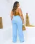 CALÇA WIDE LEG JEANS PLUS SIZE CLARA na internet