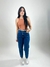 CALÇA MOM 100% ALGODÃO ESCURA CONSCIÊNCIA JEANS