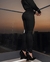 CALÇA SARJA SKINNY BLACK CINTURA ALTA - LUNA