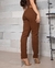 CALÇA MOM JEANS COM ELASTANO MARROM - LUNA
