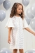 Vestido em Piquet Off White | Bugbee