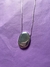 Colar longo com placa - comprar online